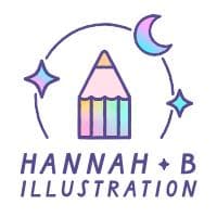 Hannah B Illustration Logo